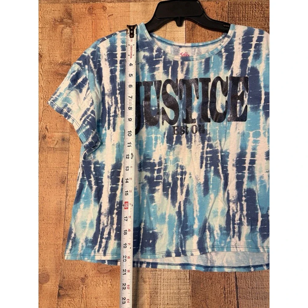 Justice Girls Tie Dye T-Shirt Size XL (16-18). NWT! Short Sleeve Tee.